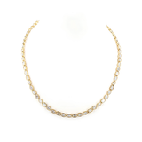Three-Prong Set Diamond Half Tennis Necklace