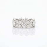 Solitaire Round Diamond Wedding Ring Set With Plain Ring