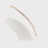 Three-Prong Set Diamond Half Tennis Necklace